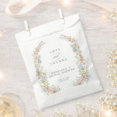 Soft Pastel  Spring Garden Vrijgezellenfeest Bedankzakje (Geknipt)