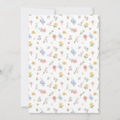 Soft Pastel Spring Garden Vrijgezellenfeest Kaart (Achterkant)