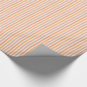 Soft Pastel Vertical Stripes Elegant Gift Cadeaupapier (Hoek)
