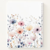 Soft Pastel Watercolor Wildflower Botanical Notitieboek (Achterkant)