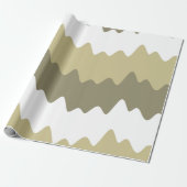 Soft Pastel Wavy Stripes Cadeaupapier (Uitgerold)