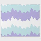 Soft Pastel Wavy Stripes Cadeaupapier (Vlak)