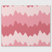 Soft Pastel Wavy Stripes Wrapping Paper Cadeaupapier (Vlak)