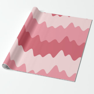 Soft Pastel Wavy Stripes Wrapping Paper Cadeaupapier