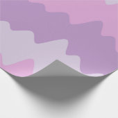Soft Pastel Wavy Stripes Wrapping Paper Cadeaupapier (Hoek)