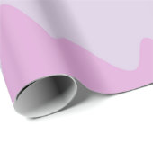 Soft Pastel Wavy Stripes Wrapping Paper Cadeaupapier (Rol Hoek)
