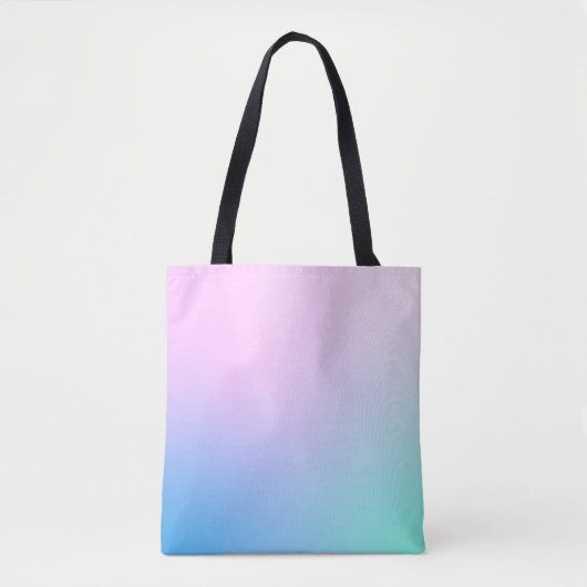 Soft pastels All-over gedrukte canvas tas (Voorkant)