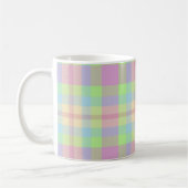 Soft pastels Tartan Koffiemok (Links)