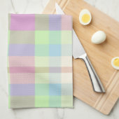 Soft pastels Tartan Theedoek (Quarter Fold)