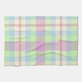 Soft pastels Tartan Theedoek (Horizontaal)