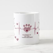 Soft Paws Symphony – 20 oz Jumbo Mok met Elegant (Voorkant)