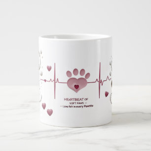 Soft Paws Symphony – 20 oz Jumbo Mok met Elegant