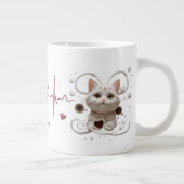 Soft Paws Symphony – 20 oz Jumbo Mok met Elegant (Rechts)