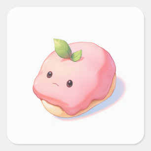 Soft Peaceful Art Vierkante Sticker