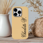 Soft Peach Aangepaste telefoonhoesje voor leraar o Case-Mate iPhone Case