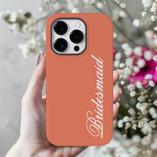 Soft Peach Aangepaste telefoonhoesje voor leraar o Case-Mate iPhone Case