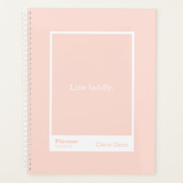 Soft Peach Block Quote | Fully Customizable Planner