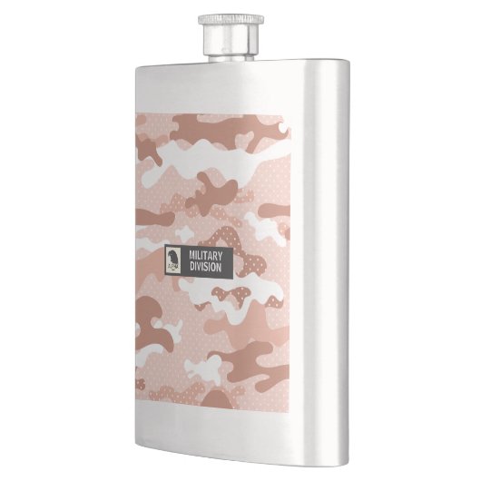 Soft Peach Camouflage Pattern Military  Flacon (Links)