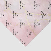 Soft Peach Gold Marble Tissuepapier (Detail)