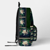 Soft Peach Roos Flower Natuur gepersonaliseerd Bedrukte Rugzak (Links)