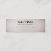 SOFT PEARL BLUSH SILVER STUD EARRING DISPLAY LOGO MINI VISITEKAARTJE (Voorkant)
