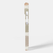 Soft Pebbles Grid Telefoonhoesje – Organisch minim Case-Mate iPhone Case (Achterkant / Links)