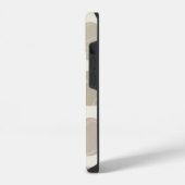 Soft Pebbles Grid Telefoonhoesje – Organisch minim iPhone Hoesje (Linkerkant)