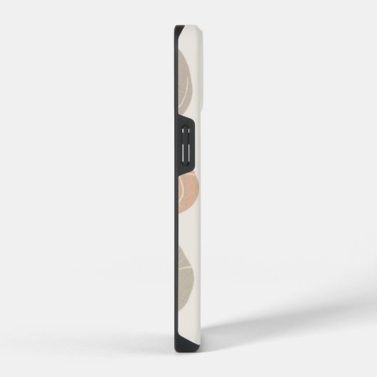 Soft Pebbles Grid Telefoonhoesje – Organisch minim iPhone Hoesje (Rechterkant)