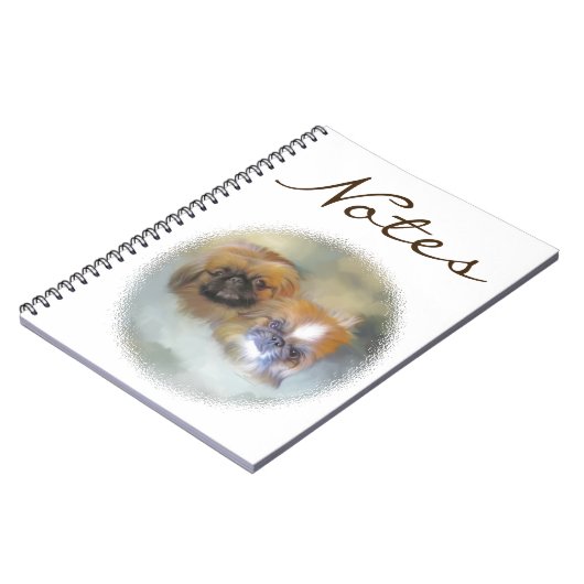 Soft Pekingese Duo Notitieboek (Linkerzijde)