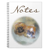 Soft Pekingese Duo Notitieboek (Voorkant)