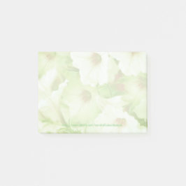 Soft Petunias Note Pad