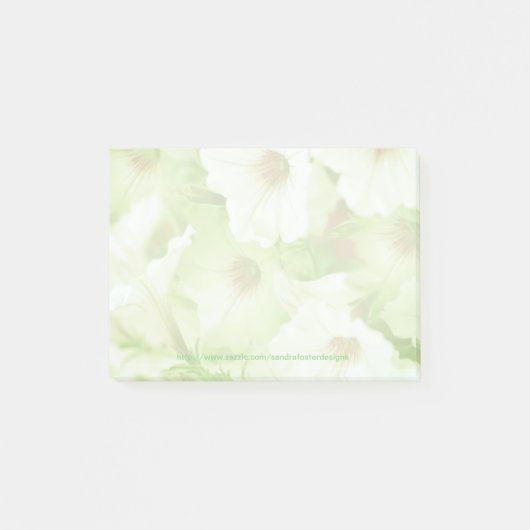Soft Petunias Note Pad (Voorkant)