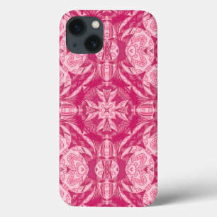 Soft Pink Abstract Floral Mandala Pattern Case-Mate iPhone Case
