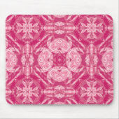 Soft Pink Abstract Floral Mandala Pattern Muismat (Voorkant)