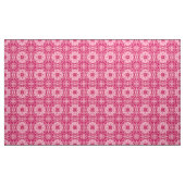 Soft Pink Abstract Floral Mandala Pattern Stof (Yard (91,4 cm))