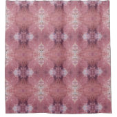 Soft pink and purple abstract L-size pattern Douchegordijn (Voorkant)