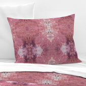 Soft pink and purple abstract L-size pattern Kussensloop