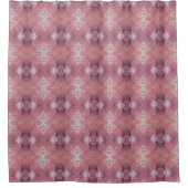 Soft pink and purple abstract M-size pattern Douchegordijn (Voorkant)