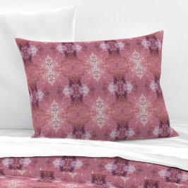 Soft pink and purple abstract M-size pattern Kussensloop