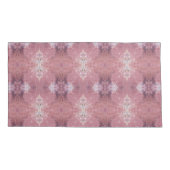Soft pink and purple abstract M-size pattern Kussensloop (Achterkant)