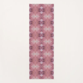 Soft pink and purple abstract pattern yogamat