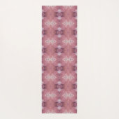 Soft pink and purple abstract pattern yogamat (Achterkant)
