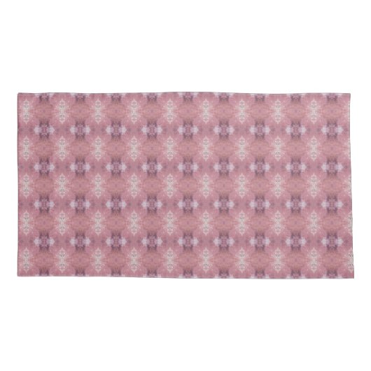 Soft pink and purple abstract S-size pattern Kussensloop (Achterkant)