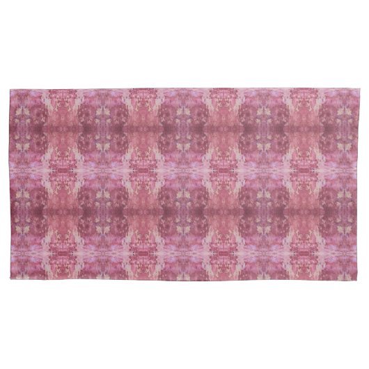 Soft pink and purple geometric M-size pattern Kussensloop (Voorkant)