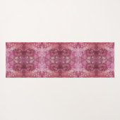 Soft pink and purple geometric pattern yogamat (Achterkant (horizontaal))
