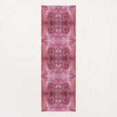 Soft pink and purple geometric pattern yogamat (Voorkant)