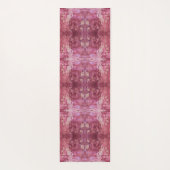 Soft pink and purple geometric pattern yogamat (Achterkant)
