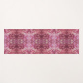 Soft pink and purple geometric pattern yogamat (Voorkant (horizontaal))