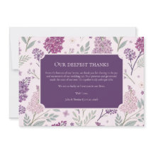 Soft Pink and Purple Lilac Floral Wedding 