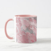 Soft Pink and Silver Marble-Like Pattern Mok (Links)